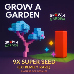 🌱 ROBLOX Grow a Garden 🌟 9X SUPER SEED 🚀 Prompt + Quick Delivery ⚡ - Picture 1 of 5