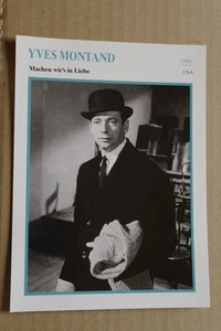 (S33) STARFILMKARTE - Yves Montand - Machen wir's in Liebe - Foto 1 di 1