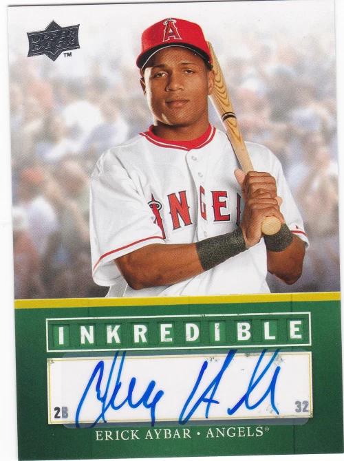 2008 Upper Deck Inkredible #EA Erick Aybar Auto - NM - Image 1 of 1