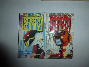 Isaac Asimov's Robot City Book 1 & 2 Michael P. Kube-McDowell Mike McQuay B227 - Picture 1 of 2