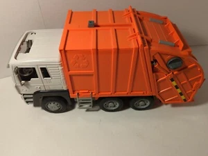 Driven By Battat Recycling Dump Orange Truck BIG Working Lights READ DESCRIPTION - Picture 1 of 9
