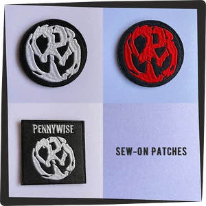 Pennywise band patch embroidered logo symbol Punk rock skate punk melodic - Picture 1 of 4