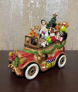Fitz And Floyd Santa Mobile - Spieluhr Figur "We Wish You A Merry Christmas" - Bild 1 von 6