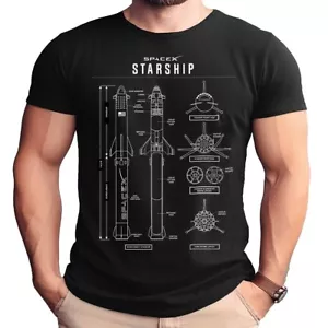 Starship Blueprint Shirt - Picture 1 of 1