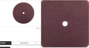 60% di sconto 25 Ea Norton Rapid Prep 5"x7/8" A/O condizioni superficie media disco 17124 - Foto 1 di 1