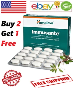 Himalaya Immusante support Broad-spectrum immunotherapeutic 60 Tabs (Free Ship) - Picture 1 of 5