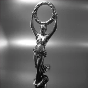 Walking Stick Cane - 925 Fine Silver Plated - Goddess Of - - Picture 1 of 7