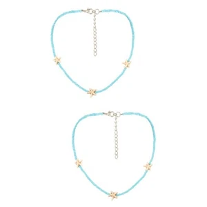 2 Beaded Necklace Miss Country Jewelry Choker Necklaces - Picture 1 of 12
