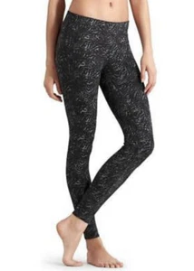 Leggings activos Athleta Chaturanga tiro alto yoga entrenamiento pequeños negros grises - Imagen 1 de 8