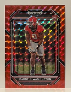 2023 Panini Prizm Red Wave #156 Darnell Washington #78/125 - Picture 1 of 2