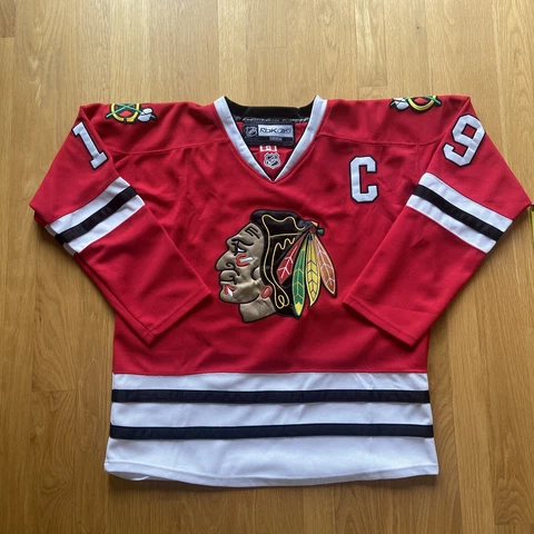 Reebok Authentic Jersey NHL Chicago Blackhawks Jonathan Toews C #19 Size 48 CCM Cover