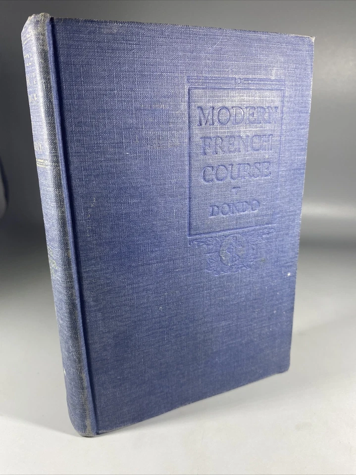 Modern French Course 1929 Hardcover by Mathurin Dondo in very good condition - Image 1 of 1