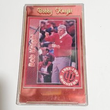Indiana Hoosiers Bob Bobby Knight 1992-1993 In Hard Plastic Case Phipps Sports