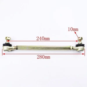 280mm 10mm Ball Joiner Bolt Tie Rod 125cc Quad Dirt Bike ATV Go Kart Dune Buggy - Picture 1 of 4