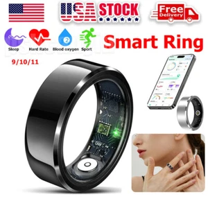 Smart Ring Sleep Tracking Wearable Heart Rate Health Fitness Tracker Waterproof - Picture 1 of 21