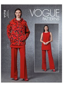 Vogue Pattern - Misses' Jacket, Tunic & Pants 1718F5 - Imagen 1 de 2