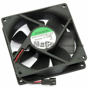Sunon KDE2409PTB1-6A Fan 24V 3.6w 92*92*25MM 2Pin Cooling Fan - Picture 1 of 2