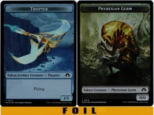 1x MTG - THOPTER \\ PHYREXIAN GERM TOKEN #13/16 - FOIL - Modern Horizons 3 - Picture 1 of 1