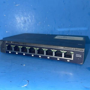NETGEAR PROSAFE PLUS SWITCH 8 PORT GIGABIT SWITCH GS108E - Picture 1 of 5