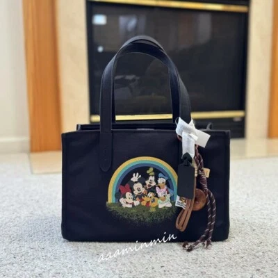 Bolso Coach Disney X Coach 30 de lona reciclada con Mickey Mouse CS533 NUEVO CON ETIQUETAS Foto 1 de 4