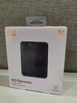 Western Digital WD Elements 1 TB Portable External Hard Disk Drive - Image 1 of 2