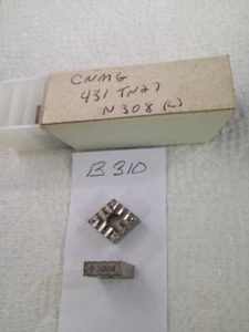 10 NEW TUNGALOY CNMG 431 TN27 CERMET INSERTS. GRADE: N308 (B310) - Picture 1 of 1