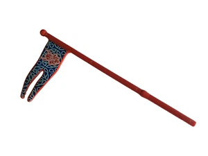 Playmobil Miniature Blue & Red Viking flag - C10 - Picture 1 of 2