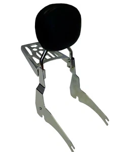 Borchiato Staccabile Sissy Barrette/Schienale/Bagagli Rack - Yamaha V Star 950/ - Picture 1 of 8