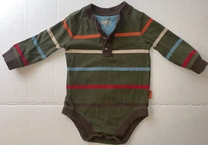 Henley Shirt - Einteiler Body - Jungen Größe 12M - Original Kinder - Bild 1 von 9