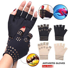 Magnetic Compression Arthritis Gloves Hand Brace Support Work Finger Pain Relief