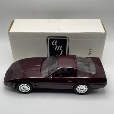 AMT ERTL 1993 Chevrolet Corvette ZR-1 #6576 40th Anniversary Ruby Red Metallic - Image 1 of 4