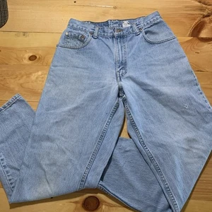 VTG Levis 560 Jeans 30x30 Very Light Blue Loose Fit Tapered Y2K Denim 1999 - Bild 1 von 14