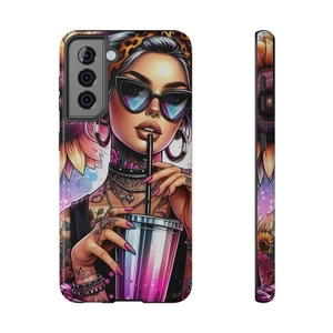 Vibrante Funda para Teléfono Niña Tatuada, Elegante Cubierta Resistente a Impactos, Única [...] - Imagen 1 de 105