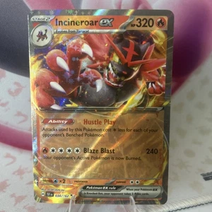 Pokémon TCG Incineroar ex 034/162 Sv05: Temporal Forces Double Rare Holo - Picture 1 of 4
