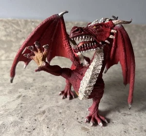 Schleich Eldrador Red Dragon Warrior Action Figure Moving Jaw - Picture 1 of 6