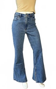Abercrombie & Fitch The Vintage Flare Jeans High Rise Gr. 28 6R Schlitz am Saum - Bild 1 von 6