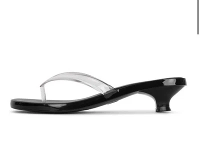 Sandália Tanga Jeffrey Campbell Pirulito Salto Gatinho Tamanho 9 - Imagem 1 de 4