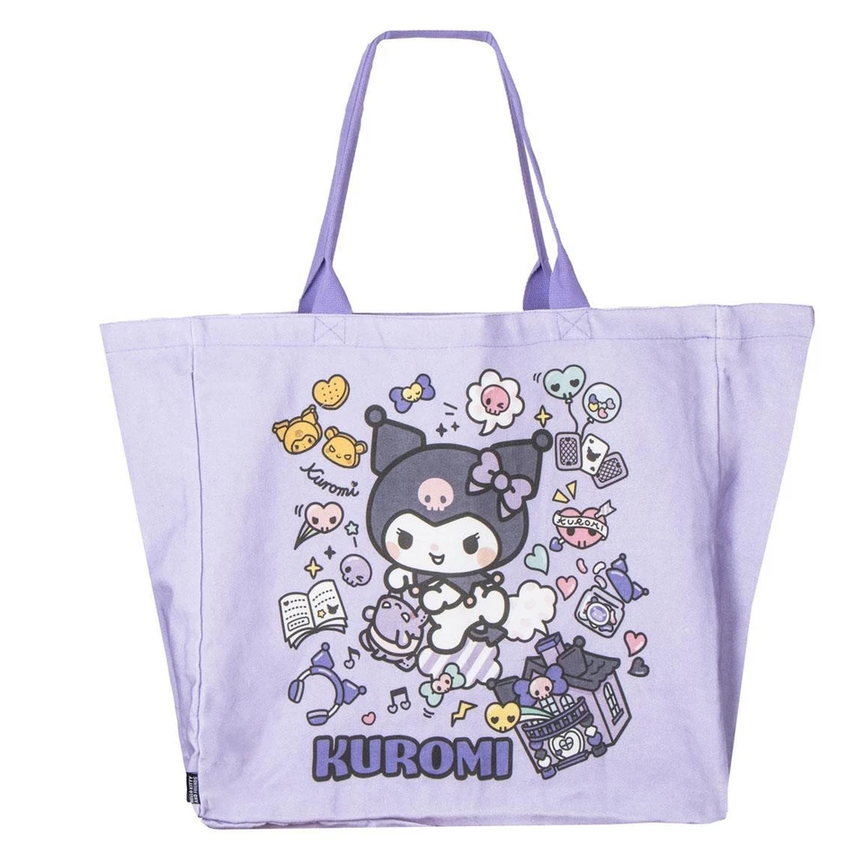 Borsa Shopping Xl Hello Kitty Kuromi LILLA | FEMMINA CERDà - Immagine 1 di 3
