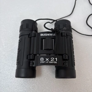 Bushnell Compact Binoculars (8 X 21 - 392 Feet at 1000 Yards) With Case - Picture 1 of 3