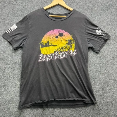Camiseta estilo Grunt para hombre talla XL gris manga corta playa fiesta 44 EE. UU. camiseta gráfica Foto 1 de 4