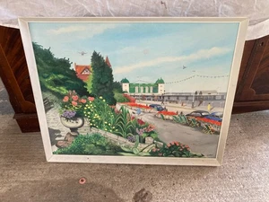 Cuadro Vintage Original Enmarcado de Felixstowe - 79 x 62 cm Colgante de Pared - Imagen 1 de 5