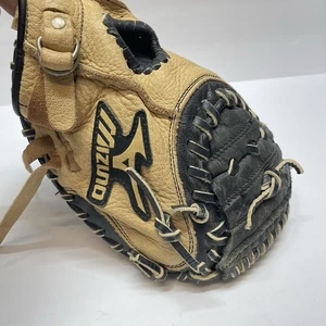 Guanto Mizuno Prospect GY05RG Guanto Guanto Guantone da Cattura Giovanile RHT Marrone Nero - Foto 1 di 10