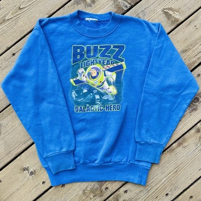 Винтажная толстовка 90-х Disney Toy Story Buzz Lightyear для мальчиков S синий мультфильм - Изображение 1 из 4