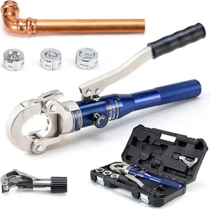 Alicates de prensado de tubería hidráulica IG-1632 de pared delgada de acero inoxidable para tubería de agua Cr - Imagen 1 de 13
