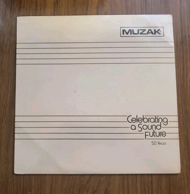 Muzak Celebrating A Sound Future 50 Years LP Record 1984 Sealed Foto 1 de 4