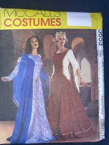 McCalls 3653 Renaissance Mittelalter Kostüm Kleid Dress Umhang Muster Gr. 6-12 ungeschnitten - Bild 1 von 5
