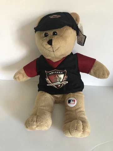 Arizona Diamondbacks MLB Teddy Bear Plush in Jersey & Hat GOOD STUFF 14" Cover