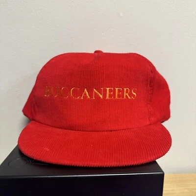 De Colección Tampa Bay Buccaneers Sombrero Pana Script SnapBack 90’s NFL Gorra de Fútbol Foto 1 de 4