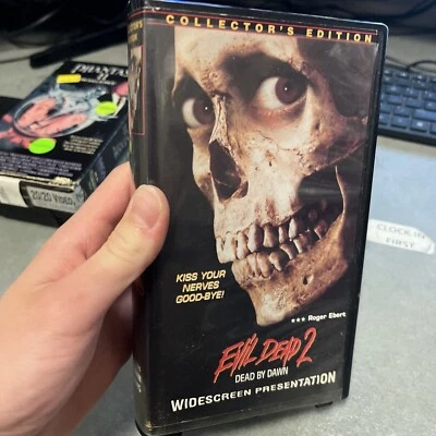 Evil Dead 2 Collector’s Edition Clamshell VHS Widescreen 80s Horror Dead By Dawn - Image 1 of 4