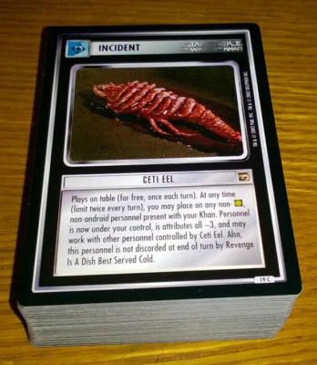 Star Trek CCG 1E The Motion Pictures TMP COMUM Conjunto APENAS 40 Cartas Quase Perfeitas Não Jogadas - Imagem 1 de 2